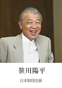 笹川陽平（日本財団会長）